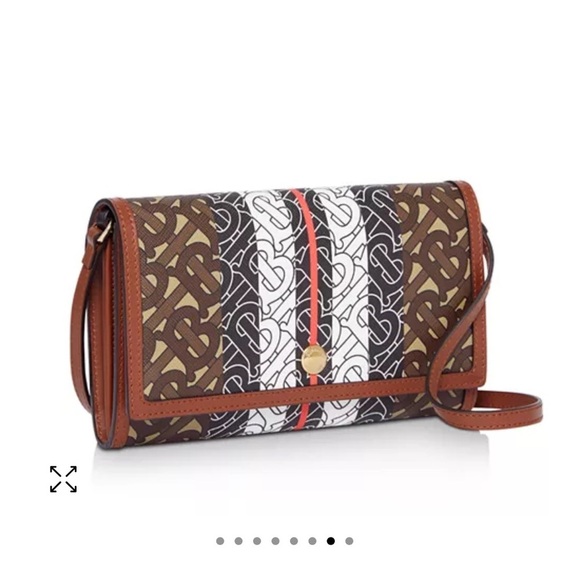Burberry Monogram Stripe E-Canvas Folding Wallet - Picture 4 of 7